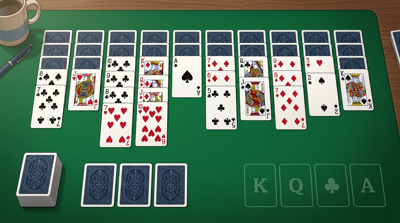 spider solitaire history screens image