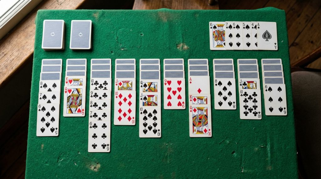 Spider solitaire online illustration for Solitaire Spider Online